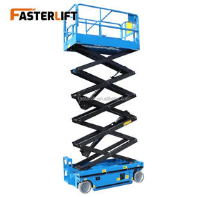 Lift Gunting Hidrolik Elektrik 6-16m Pengangkatan Lebih Cepat FL Kapasitas 130KG Tinggi Maksimum 20m Baja Paduan - Product Image 4