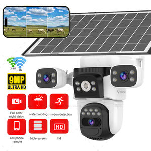 Vstarcam 9MP CB621SR <span class=keywords><strong>3</strong></span>เลนส์<span class=keywords><strong>3</strong></span>มุมมองพลังงานแสงอาทิตย์ PTZ กล้องรักษาความปลอดภัยแบบ dual-band WIFI 360 ° Ai ตรวจจับการ์ดความจำมองกลางคืน - Product Image 1