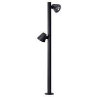 Lampe solaire en aluminium pour pelouse, à brancher, rotative, IP44, pour extérieur, terrasse, jardin, éclairage paysager, lumière chaude