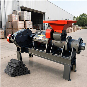 Mineral Ore Coke Fines Charcoal <b>Powder</b> Extruder Machine Coal Charcoal Briquetting Machine - Product Image 1