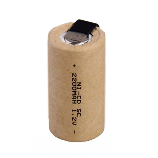 NiCd SC 2200mAh2800mAh 1.2V Rechargeable NiCd  Battery Cell for Power Tools Cordless Drills Sub