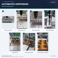 Machine de distribution de colle pour fils avec durcissement UV pour bandes LED, fils de terminaison, circuits imprimés et câbles de données Apple