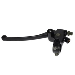 22mm 7/8" Motorcycle Front Left Brake Clutch Levers Master Cylinder Reservoir Lever Oil Tube Cable For Suzuki GN125 GS125