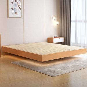 Meubles <span class=keywords><strong>de</strong></span> maison au design moderne, <span class=keywords><strong>lit</strong></span> suspendu <span class=keywords><strong>king</strong></span> <span class=keywords><strong>size</strong></span> simple en bois souple <span class=keywords><strong>sans</strong></span> tête <span class=keywords><strong>de</strong></span> <span class=keywords><strong>lit</strong></span> pour adulte, prix <span class=keywords><strong>de</strong></span> gros, vente en gros - Product Image 2