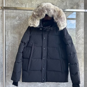Giacca in Piuma d'Oca di Lusso Personalizzata di Alta Qualità per <span class=keywords><strong>Uomo</strong></span> <span class=keywords><strong>con</strong></span> Cappuccio in <span class=keywords><strong>Pelliccia</strong></span> di Lupo, Giacca Invernale Canadese <span class=keywords><strong>con</strong></span> Sacchetto Antipolvere - Product Image 3