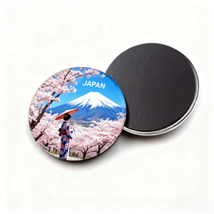 Wholesale Personalized Printed Dome Sticker for City Landmarks and Tourism Retail Glass <b>Fridge</b> Magnet - Product Image 6
