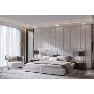 Revêtement mural intérieur moderne personnalisé haut <span class=keywords><strong>de</strong></span> gamme pour tête <span class=keywords><strong>de</strong></span> <span class=keywords><strong>lit</strong></span> <span class=keywords><strong>de</strong></span> chambre d'hôtel - Product Image 5
