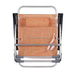 เก้าอี้พักผ่อนแบบพกพาสำหรับตั้งแคมป์กลางแจ้ง คุณภาพสูง ระบายอากาศได้ดี พับได้ สำหรับผู้ใหญ่ พร้อมพนักพิงศีรษะ - Product Image 5