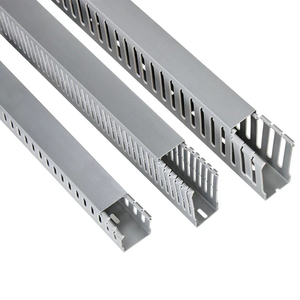 Chất lượng cao điện cáp <span class=keywords><strong>PVC</strong></span> hệ thống dây điện Duct Wire Duct khe Cắm hệ thống dây điện Ống <span class=keywords><strong>PVC</strong></span> cáp <span class=keywords><strong>Trunking</strong></span> ống với màu xám/Trắng/Xanh - Product Image 3