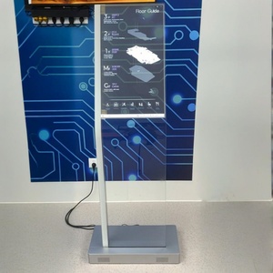 Affichage transparent <span class=keywords><strong>d</strong></span>'Oled de plancher debout de 30 pouces Le visiteur transparent <span class=keywords><strong>d</strong></span>'Oled usine l'écran de Multi-contact pour la réception commerciale - Product Image 2