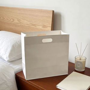 Bolsas de Compra de Papel Kraft Reciclables con Asas Troqueladas y Logotipo Impreso Personalizado, Regalos Publicitarios, Bolsas de Mercancía Personalizadas con Marca - Product Image 5