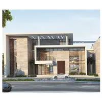 Hihaus 2022 الاستوائية منزل العمارة الحديثة بارد بناء واحد الطوابق الواجهة الألومنيوم إطار حائط ساتر