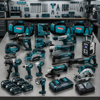 Ensemble d'outils électriques 100% LXT1500 Combo, 15 kits d'outils, perceuse à percussion rotative 60V, perceuses électriques OEM