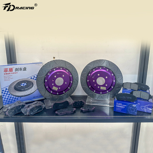 KIT de pinza de freno de alto rendimiento 4 pistones 355x28mm rotores de disco para GOLF 7R MK7 MK7.5 GOLF <span class=keywords><strong>R</strong></span> GOLF8 MK8 2012-2021 rueda de 18 pulgadas - Product Image 5