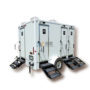 Nouvelle Toilette Publique 2024 Auto-Nettoyante Mobile Portable pour Camping, Combo Douche et <span class=keywords><strong>Toilettes</strong></span> sur Remorque en Matériau FRP, Garantie 1 An - Product Image 2