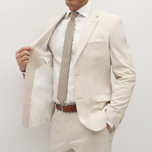 2024 nuevo <span class=keywords><strong>traje</strong></span> personalizado de alta calidad para hombres <span class=keywords><strong>traje</strong></span> de novio de <span class=keywords><strong>boda</strong></span> de moda informal de negocios <span class=keywords><strong>traje</strong></span> de dos piezas de un solo pecho - Product Image 3