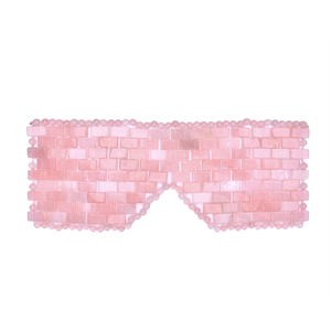 Herramientas para el cuidado de la piel Quartzl, máscara para los ojos para mujeres, máscara facial de Jade, máscara de hoja, Etiqueta Privada, venta al por mayor coreana, Rosa natural para mujer - Product Image 2