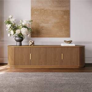 Mesa de Té Moderna al por Mayor, Mueble para <span class=keywords><strong>TV</strong></span>, <span class=keywords><strong>Soporte</strong></span> de <span class=keywords><strong>TV</strong></span> de Pie, Mueble de <span class=keywords><strong>TV</strong></span> de Madera con Patas de Hierro para Sala de Estar, Muebles para el Hogar - Product Image 1