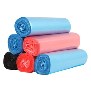 Nhà máy tùy chỉnh đầy màu sắc phẳng miệng túi rác nhựa cuộn, túi rác tùy chỉnh, túi rác bán buôn, - Product Image 3