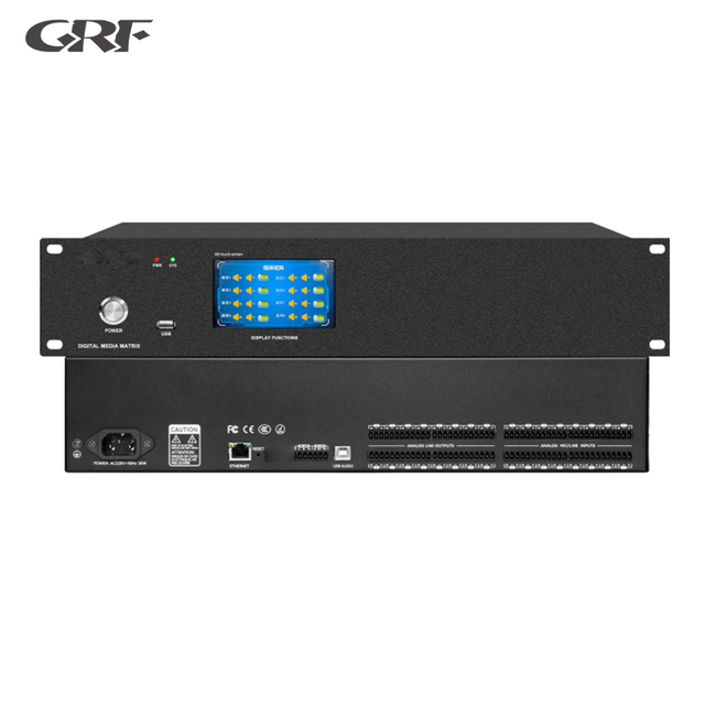 Digital Audio Processor with 4.3 Inch Touchscreen USB Audio Interface for Conferencing