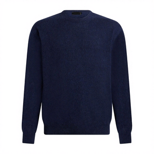 <b>Men's</b> Unisex Casual Crewneck <b>Pullover</b> Sweatshirt 100% Cotton Fleece Washed Breathable Eco-Friendly Lightweight Solid Winter - Product Image 4