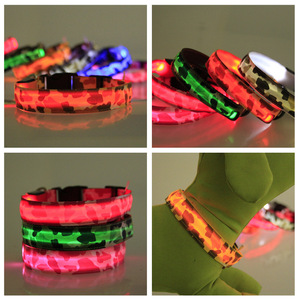 Vente en gros Collier LED pour animal de compagnie en nylon étanche et rechargeable avec lueur de sécurité pour chien - Product Image 4