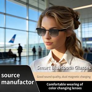 Gafas Inteligentes GS06 con IA, Lentes Fotocromáticas BT, Música, Llamadas, Traducción, Audio Inalámbrico - Product Image 2
