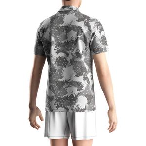 เสื้อโปโลพิมพ์ลายแบบซับลิเมชั่น ลดราคาพิเศษ สไตล์ลำลอง ปรับแต่งได้ตามต้องการ พร้อมปักโลโก้ ผลิตจากโพลีเอสเตอร์ ลายทาง เสื้อยืดโปโล เสื้อยืดกอล์ฟ สำหรับผู้ชาย - Product Image 6