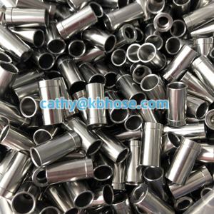 In acciaio inox crimpatura Ferrule manicotto collare per SAE J1401 <span class=keywords><strong>3.2</strong></span>*7.5mm AN3 3AN in Nylon /ptfe tubo intrecciato linea del freno raccordo - Product Image 5