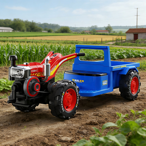 Tractor Eléctrico de Entrega Rápida para Niños, Panel de Control Multifunción, Diseño de <span class=keywords><strong>Escape</strong></span> Simulado - Product Image 1