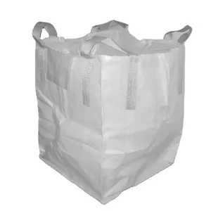 Big Bag/Ton Zak Pp Jumbo Bag/Pp 1500Kg Voor Zand Bouwmateriaal Kunstmest Meel Suiker etc 90X90X100 Platte Bodem 5:1