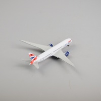 Vente flash : Avion miniature B787 de 16 cm, modèle réduit en métal, jouet de collection