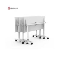 Table de travail pliante haut de gamme LEADCOMLS-701 – Tables et chaises pliantes pour événements, réunions, cadre de table de bureau