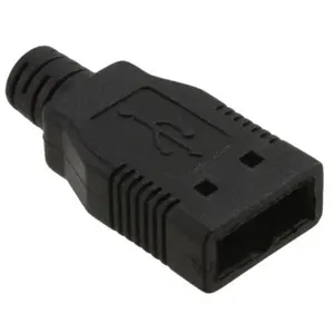 HYST USB - एक प्लग कनेक्टर A-USBPA A-USBPA-हुड-BLK-R