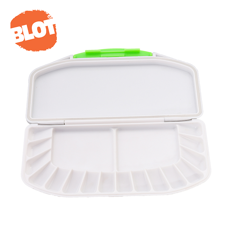 BLOT F502 18 лунок герметичный акварельный Акриловый Лоток Для Смешивания Краски для путешествий Складная палитра коробка