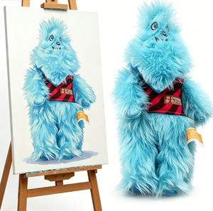 <span class=keywords><strong>Peluche</strong></span> di Alta Qualità, Giocattolo Promozionale Blu per Bambini, Mascotte Carina in <span class=keywords><strong>Peluche</strong></span> - Product Image 1