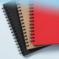 Cadeau personnalisé en papier kraft logo de carnet à spirale avec couverture Vente en gros Nouveau bloc-notes autocollant avec stylo