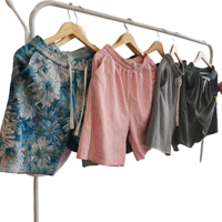 Pacas de Ropa de Verano Usada de Grado A para Exportación, Pantalones Cortos Deportivos Transpirables Casuales de Segunda Mano para Hombre