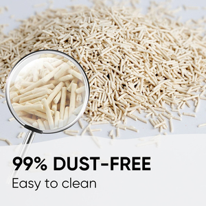 Giá thấp cao cấp tự nhiên đậu phụ mèo xả rác đậu phụ Cát Mèo vón cục bụi miễn phí Flushable mẫu miễn phí đậu phụ Mèo cát - Product Image 4