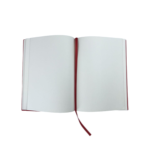 Libros de Cuero PU <span class=keywords><strong>con</strong></span> Impresión Personalizada de Fábrica, <span class=keywords><strong>con</strong></span> Cinta Roja, Encuadernación Plana Tipo Mariposa, Encuadernación Perfecta, Papel Recubierto - Product Image 4