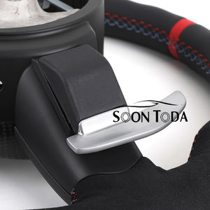 Volant en cuir Alcantara personnalisé pour BMW F1 <span class=keywords><strong>F2</strong></span> M3 M4 M5 M6 F10 F15 F20 F22 F25 F30 F31 F32 F36 F80 F81 E70 E71 E90 E9 - Product Image 3