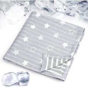 Manta refrescante para mascotas, almohadilla de hielo ligera con estampado de doble cara para perros y gatos, funda para sofá y cama de verano - Product Image 1