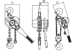 Nhà máy bán chuỗi khối chất lượng cao quan trọng loại <span class=keywords><strong>1</strong></span> tấn 3 tấn 5 tấn ròng rọc hoist Lift Hướng dẫn sử dụng đòn bẩy chuỗi khối 2 tấn - Product Image 4