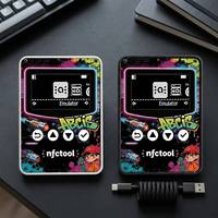 Herramienta NFC Recargable, Emulador NFC Amiibo, Botón USB Tipo-C, Emulador Inteligente para Nintendo Switch, Wii U, 3DS, Compatible con 15 Idiomas