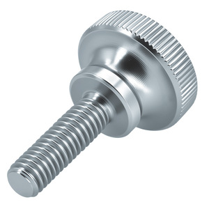 Tornillo de Cabeza Moleteada de Acero al Carbono M3 M4 M5 M6 M8 M10, Galvanizado, Cabeza Redonda, Rosca Métrica, Tipo Estándar - Product Image 1
