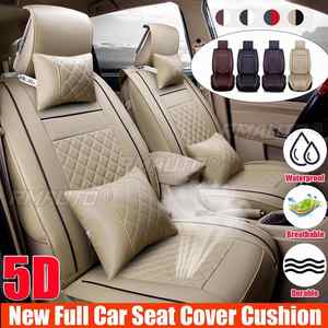 Funda Protectora Universal de Lujo para Asiento de Coche, de Cuero, Antideslizante, para las Cuatro Estaciones, Accesorios Interiores para Coche Universal - Product Image 1