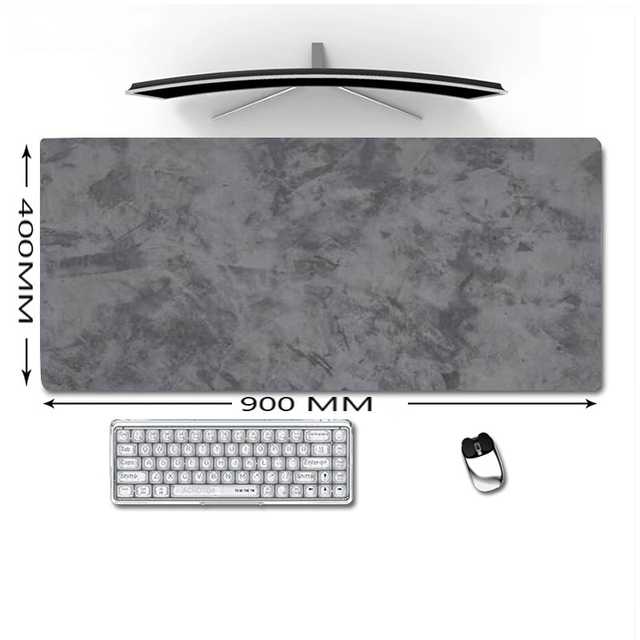 Texture Mouse Pad Simple Stylish Design Large Computer Office Table Mats XXL Mechanical Keyboard Long Carpet Pads Water Proof
