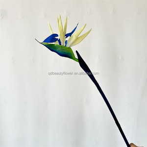L-066 Flor Artificial de Strelitzia Tropical de Lujo, Flor Artificial de Tallo Largo para Bodas, Hogar, <span class=keywords><strong>Hotel</strong></span>, Venta al por Mayor - Product Image 5