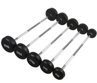 Barre de musculation en TPU / Équipement de gym commercial / Barre de dips pour triceps / Barre d'haltères