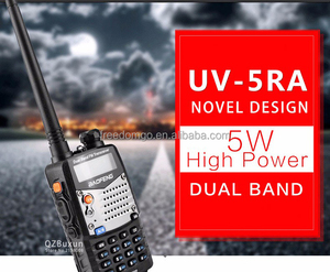 BFUV-5RA Radio Bidireccional Analógica VHF UHF de Doble Banda, Walkie Talkie de 5W de Largo Alcance, Pantalla LED, Resistente al Agua IPX-1 - Product Image 3